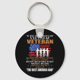 We waren het beste Amerika met Vietnam-veteranenbr Sleutelhanger