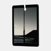 We waren hier ornament met metalen vierkant (Voorkant links)