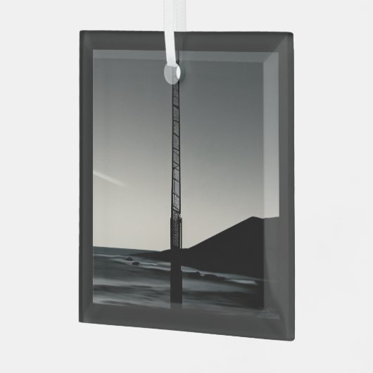 We waren hier ornament van glas (Voorkant links)