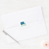 We waren in beweging driehoek sticker (Envelop)