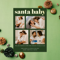 We waren stoute zwangerschapsuitkondiging kerst