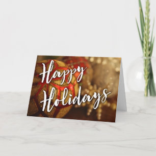 We wensen je een vrolijke kerstfoto typografie feestdagen kaart