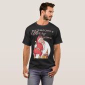 We wensen u een prettig kerstkerstkerstkerstkerstc t-shirt (Voorkant volledig)