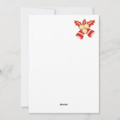 We wensen u een prettige kerstdag feestdagenkaart (Achterkant)