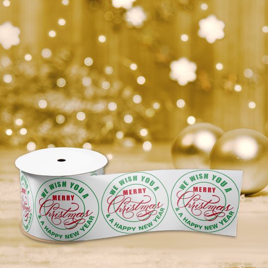 We wensen u een prettige kerstdag lint