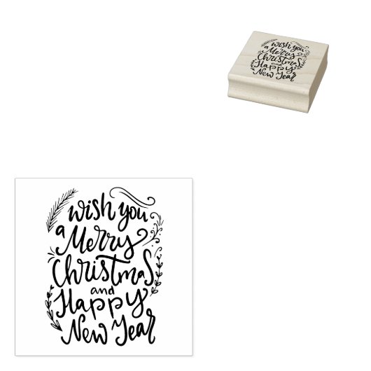 We wensen u een prettige kerstdag. 	rubberstempel (Gestempeld)