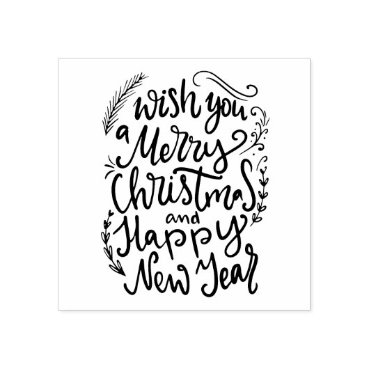 We wensen u een prettige kerstdag. 	rubberstempel (Afrduk)