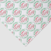 We wensen u een prettige kerstdag tissuepapier (Detail)