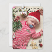 We wensen u een prettige kerstfeestdag. feestdagenkaart (Voorkant)