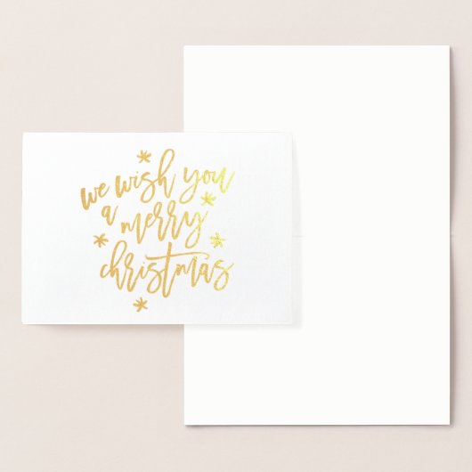 We wensen u een prettige kerstFolie Kaart (Display)