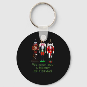We wensen u een prettige kerstkrakers. sleutelhanger