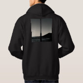 We Were Here mannen zwart sweatshirt met capuchon (Achterkant)