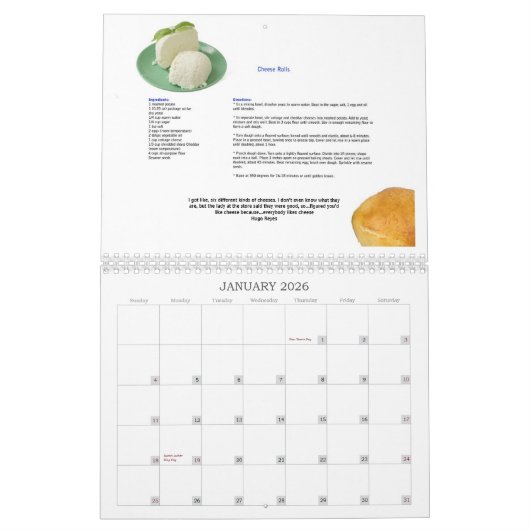 We werken voor de kaaskalender kalender (Jan 2026)