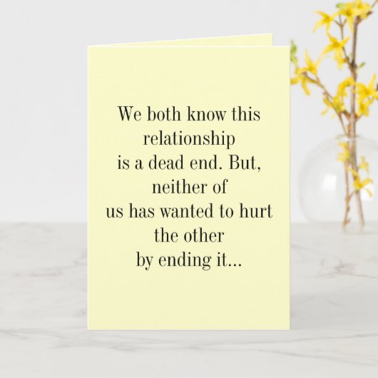 We weten allebei dat dit relatie een doodlopende w kaart (Gele Bloem)