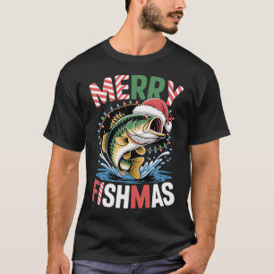 We weten allemaal wie echt de grote vangt! Kerstma T-shirt