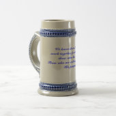 We weten dat alle dingen samen werken beker bierpul (Voorkant links)