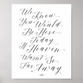 We weten dat je hier zou zijn... poster (Voorkant)