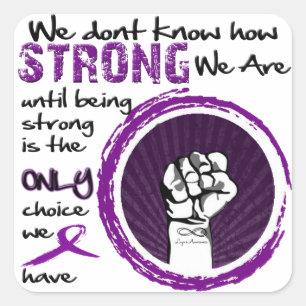 We weten niet hoe sterk we zijn tot... Sticker