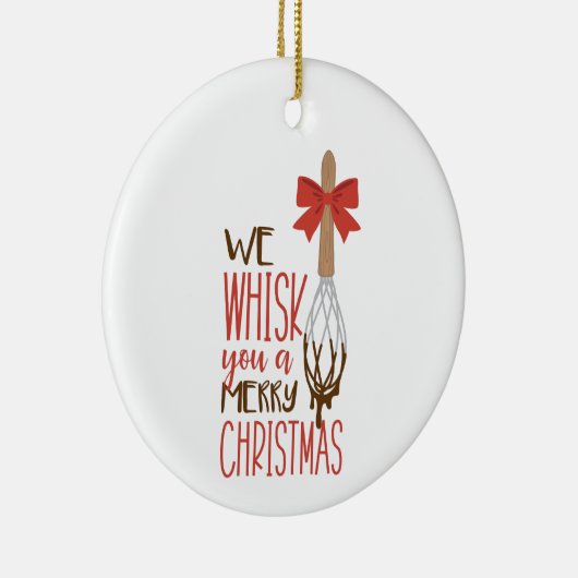 We Whisk Keramisch Ornament (Rechts)