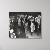 We willen bier! Protest tegen het verbod, 1931. Canvas Afdruk (Voorkant)