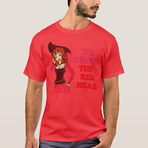 We willen de Redhead 10 T-shirt