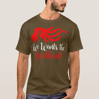We willen de Redhead 17 T-shirt