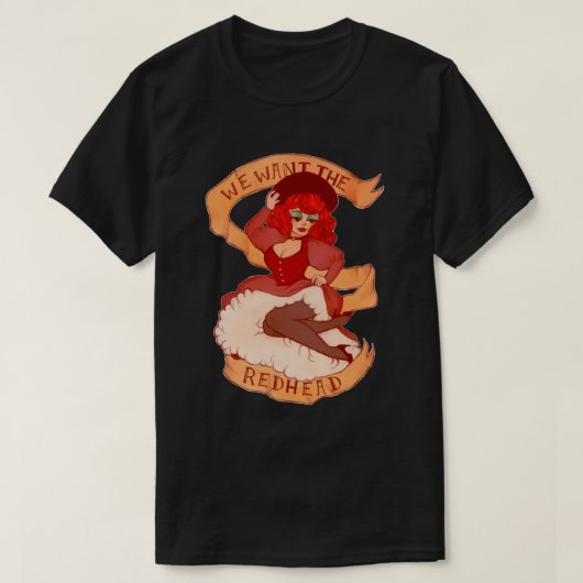 We willen de Redhead T-shirt (Design voorkant)