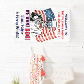 We willen een patriottisch Halloweenfeest Spandoek (Insitu)