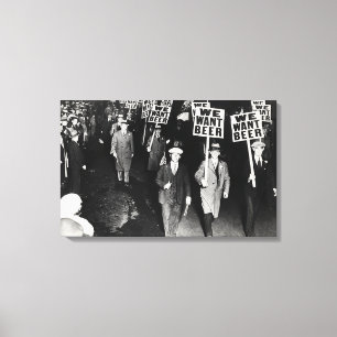 We willen een verbod op dierprotestcanvas canvas afdruk