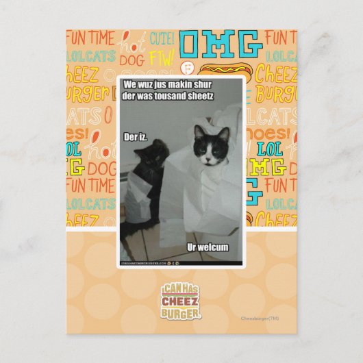 We willen gewoon zorgen briefkaart (Voorkant)