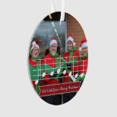 We Wish You a Merry Christmas Music Note Photo Red (devant)