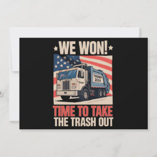 We Won Tijd Om De Vuilnisbak Te Legen Trump 47 Kaart