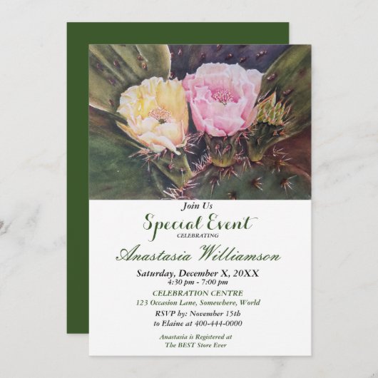 WE WORDEN TWEE PARTY EVENT UITNODIGING (Voorkant / Achterkant)