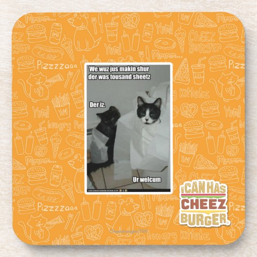 We wuz jus makin sur drankjes onderzetter (Voorkant)