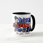 We xxxxxen Groot-Brittannië, ik ben dom Mok (Voorkant rechts)