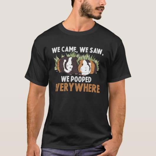 We zagen dat we overal poopten waar Wheek Cavy Gui T-shirt (Voorkant)