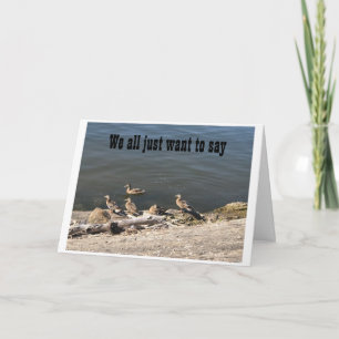 WE ZEGGEN *HEBBEN EEN GEWELDIGE DANKSGIVENDE DAG* FEESTDAGEN KAART