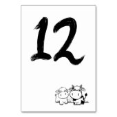 We zeiden dat ik een minimalistische bruiloft moes kaart (Voorkant)