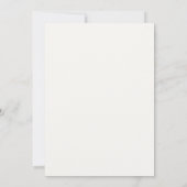 We zeiden ja minimale chique moderne bruiloft save the date (Achterkant)