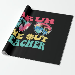 We zetten leraren uit einde schooljaar leraar Su Cadeaupapier