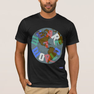 We zijn 1 wereld-T-shirt T-shirt