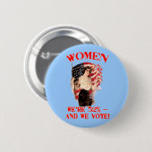 We zijn 52% en we stemmen! ronde button 5,7 cm (Voorkant /achterkant)