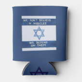 We zijn afhankelijk van wonderen blikjeskoeler (Voorkant)