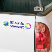 We zijn allemaal aangesloten bumpersticker (Op Truck)