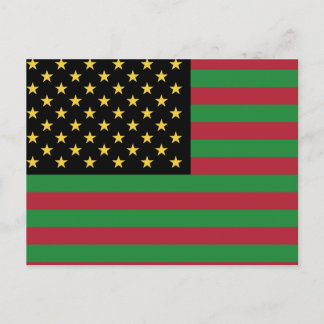 We zijn allemaal Amerika - Afrikaans en Amerikaans Briefkaart