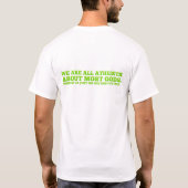 We zijn allemaal atheïst t-shirt (Achterkant)