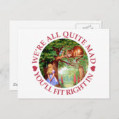 We zijn allemaal behoorlijk boos, je zult er metee briefkaart (Voorkant / Achterkant)