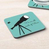 We zijn allemaal gemaakt van Stars telescope quote Bier Onderzetter (Linkerzijde)