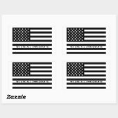 We zijn allemaal immigratieticker rechthoekige sticker (Vel)