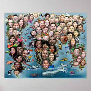 We zijn allemaal in dit gezelschap poster